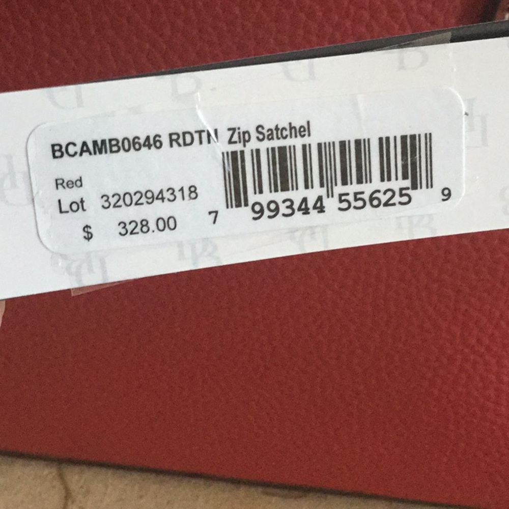 ❤️❤️SOLD❤️❤️NWT Dooney & Bourke Zip Satchel - Picture 5 of 8